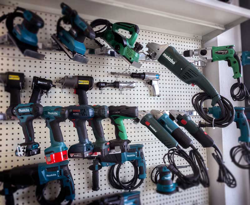 Una vasta scelta di utensili elettrici